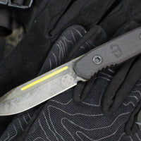 Blackside Customs Plan B- Covert- Bounty Hunter Blade Finish- Black G-10 Scales BSC-PBCO-BOUNTY-BLKG10