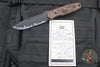 Blackside Customs Plan B Fixed Blade -One Off- Sumi Finish- Custom Copper Starlingear Gunner Scales BSC-PB-STAR1-SUMI