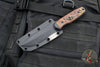 Blackside Customs Plan B Fixed Blade -One Off- Sumi Finish- Custom Copper Starlingear Gunner Scales BSC-PB-STAR1-SUMI