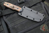 Blackside Customs Plan B Fixed Blade -One Off- Sumi Finish- Custom Copper Starlingear Gunner Scales BSC-PB-STAR1-SUMI