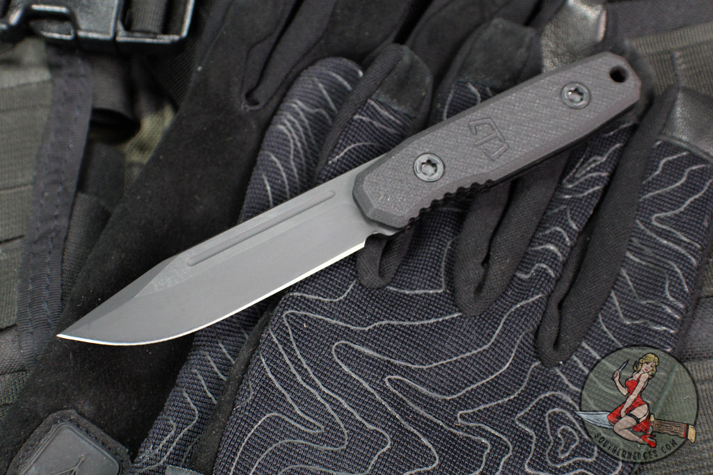 Blackside Customs Plan B- Covert- Black Blade Finish- Black G-10 Scales- Black HW BSC-PBCO-BLK-BLKG10