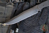 Blackside Customs Rogue 1 Fixed Blade- Black Magnacut Blade- Sawback- Black G-10 Scales BSC-ROG1-BLKSAW-BLKG10