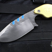 Blackside Customs/Strider Knives SLCC Fixed Blade- Drop Point- Beskar Edition- Brass Scales