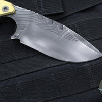 Blackside Customs/Strider Knives SLCC Fixed Blade- Drop Point- Beskar Edition- Brass Scales