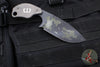 Blackside Customs/Strider Knives SLCC Fixed Blade- Drop Point- Titanium Scale- Black Multicam Finished Magnacut Blade