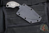 Blackside Customs/Strider Knives SLCC Fixed Blade- Drop Point- Titanium Scale- Black Multicam Finished Magnacut Blade