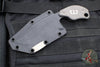 Blackside Customs/Strider Knives SLCC Fixed Blade- Drop Point- Titanium Scale- Black Multicam Finished Magnacut Blade