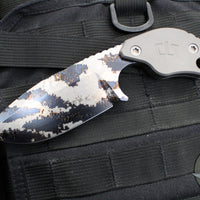 Blackside Customs/Strider Knives SLCC Fixed Blade- Drop Point Edge- Titanium Scales- Strider Digicam Finished Titanium Blade SLCC-BSC-DP-TI-DIGI