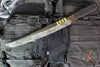 Blackside Customs Tokyo Drifter Fixed Blade Wakizashi- Bounty Hunter Finished Blade- Bastinelli Wrapped Black Cord BSC-TD-BOUNTY-BAST