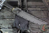 Blackside Customs Tokyo Drifter Fixed Blade Wakizashi- Bounty Hunter Finished Blade- Bastinelli Wrapped Black Cord BSC-TD-BOUNTY-BAST
