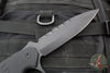 Blackside Customs Trench Boss- Single Edge Dagger - Black G-10 Handle Scales- Black Blade- Black Hardware