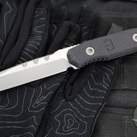 Blackside Customs Americana- SCRATCH DEAL- Covert- Reverse Tanto Edge- Two Tone Gray Matter Blade Finish- Black G-10 Scales BSC-AMCO-GMK-BLKG10 USED