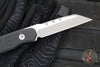 Blackside Customs Americana- Covert- Reverse Tanto Edge- Two Tone Gray Matter Blade Finish- Black G-10 Scales BSC-AMCO-GMK-BLKG10