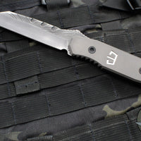 Blackside Customs Americana- Reverse Tanto Edge- Beskar Blade Finish- Titanium Handle Scales BSC-AM-BESKAR-TI