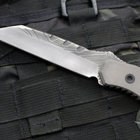 Blackside Customs Americana- Reverse Tanto Edge- Beskar Blade Finish- Titanium Handle Scales BSC-AM-BESKAR-TI