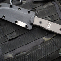 Blackside Customs Americana- Reverse Tanto Edge- Beskar Blade Finish- Titanium Handle Scales BSC-AM-BESKAR-TI