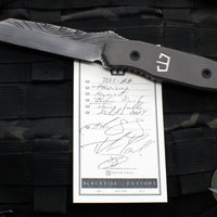 Blackside Customs Americana- Reverse Tanto Edge- Beskar Blade Finish- Titanium Handle Scales BSC-AM-BESKAR-TI