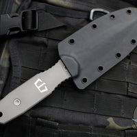 Blackside Customs Phase 7 SDM- Double Edge Dagger - Titanium Scales- Magnacut Black Cerakote Blade- Murdered Out BSC-P7SDM-TI-BLOOD