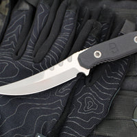 Blackside Customs Cat 5- Covert- Persian- Gray Matter Blade Finish- Black G-10 Scales BSC-PERCO-GM-BLKG10
