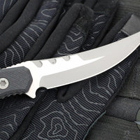 Blackside Customs Cat 5- Covert- Persian- Gray Matter Blade Finish- Black G-10 Scales BSC-PERCO-GM-BLKG10
