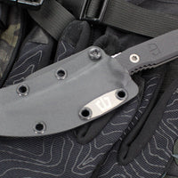 Blackside Customs Cat 5- Covert- Persian- Gray Matter Blade Finish- Black G-10 Scales BSC-PERCO-GM-BLKG10
