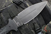 Blackside Customs Fairgate Smachet- Double Edge - Black G-10 Handle Scales- Black Finished PSB27 Blade- Black HW BSC-FAIR-BLK-BLKG10