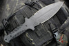 Blackside Customs Fairgate Smachet- Double Edge - Black G-10 Handle Scales- Black Finished PSB27 Blade- Black HW BSC-FAIR-BLK-BLKG10