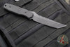 Blackside Customs Kimura Fixed Blade - Black Blade Finish- Black G-10 Scales- Black HW BSC-K1-BLK-BLKG10