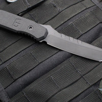 Blackside Customs Kimura Fixed Blade - Black Blade Finish- Black G-10 Scales- Black HW BSC-K1-BLK-BLKG10