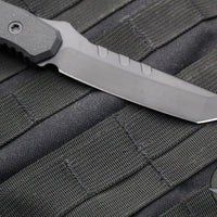 Blackside Customs Kimura Fixed Blade - Black Blade Finish- Black G-10 Scales- Black HW BSC-K1-BLK-BLKG10