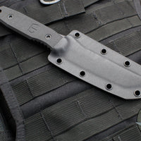 Blackside Customs Kimura Fixed Blade - Black Blade Finish- Black G-10 Scales- Black HW BSC-K1-BLK-BLKG10