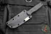 Blackside Customs Kimura Fixed Blade - Black Blade Finish- Black G-10 Scales- Black HW BSC-K1-BLK-BLKG10