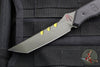 Blackside Customs Kimura Fixed Blade - Bounty Hunter Blade Finish- Black G-10 Scales BSC-K1-BOUNTY-BLKG10