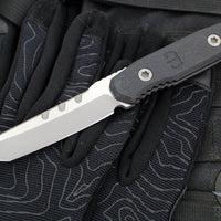 Blackside Customs Kimura - Covert- Gray Matter Blade Finish- Black G-10 Scales BSC-K1CO-GM-BLKG10
