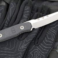 Blackside Customs Kimura - Covert- Gray Matter Blade Finish- Black G-10 Scales BSC-K1CO-GM-BLKG10