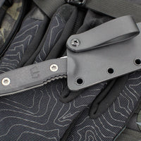 Blackside Customs Kimura - Covert- Gray Matter Blade Finish- Black G-10 Scales BSC-K1CO-GM-BLKG10