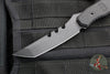 Blackside Customs Kimura Fixed Blade - Reaper Back Cut- Black Blade Finish- Black G-10 Scales BSC-K1-REAPER-BLK-BLKG10