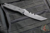 Blackside Customs Kimura Fixed Blade - Reaper Back Cut- Black Blade Finish- Black G-10 Scales BSC-K1-REAPER-BLK-BLKG10