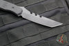 Blackside Customs Kimura Fixed Blade - Reaper Back Cut- Black Blade Finish- Black G-10 Scales BSC-K1-REAPER-BLK-BLKG10