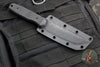 Blackside Customs Kimura Fixed Blade - Reaper Back Cut- Black Blade Finish- Black G-10 Scales BSC-K1-REAPER-BLK-BLKG10