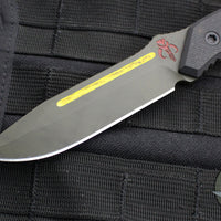 Blackside Customs Plan B Fixed Blade - Bounty Hunter Finish- Black G-10 Scales BSC-PB-BOUNTY-BLKG10