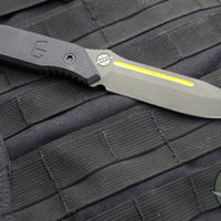 Blackside Customs Plan B Fixed Blade - Bounty Hunter Finish- Black G-10 Scales BSC-PB-BOUNTY-BLKG10