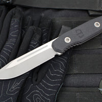 Blackside Customs Plan B- Covert- Gray Matter Finish- Black G-10 Scales BSC-PBCO-GM-BLKG10