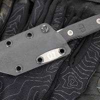 Blackside Customs Plan B- Covert- Gray Matter Finish- Black G-10 Scales BSC-PBCO-GM-BLKG10