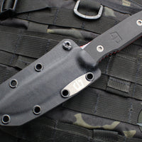 Blackside Customs Plan B Fixed Blade - Black G-10 Handle Scales- Old Glory Graphic BSC-PB-BLK-OLDGLORY