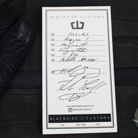 Blackside Customs Recon 1 Fixed Blade- Gray Matter Finish- Black G-10 Scales BSC-ROG1-GM-BLKG10