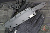Blackside Customs Recon 1 Fixed Blade- Gray Matter Finished Saw Back Blade- Black G-10 Scales BSC-ROG1-GMSAW-BLKG10