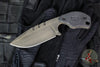 Blackside Customs/Strider Knives SLCC Fixed Blade- Drop Point Edge- Black G-10 Scale- Distressed OD Green Finished Magnacut Blade