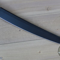 Blackside Customs Tokya Drifter Fixed Blade Wakizashi- Black Blade Finish- Black G-10 Scales- Black HW BSC-TD-BLK-BLKG10