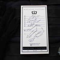 Blackside Customs Cat 5- Persian- OD Green Blade Finish- Black G-10 Scales BSC-PER-OD-BLKG10